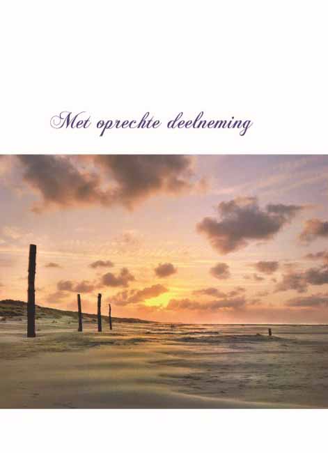 condoleance kaart strand